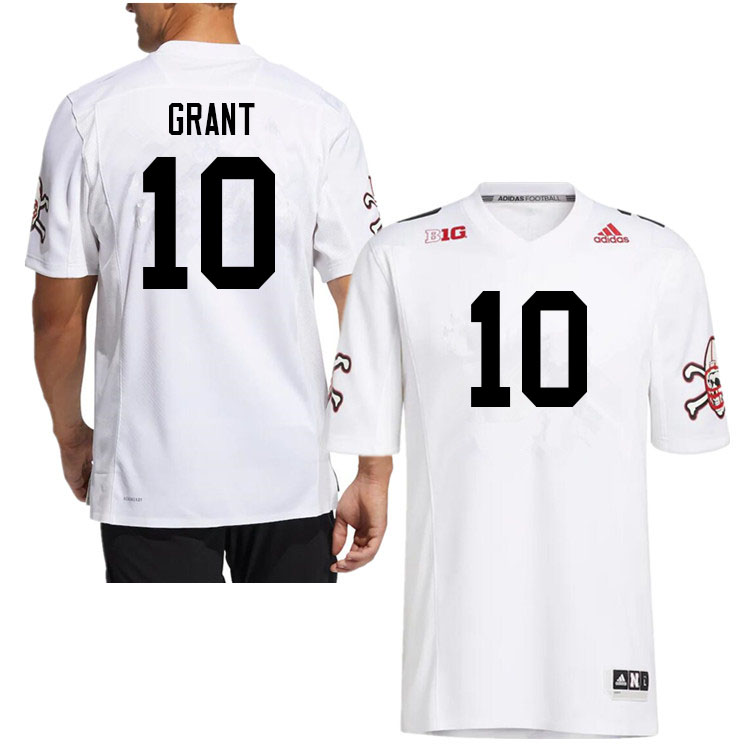 Men #10 Anthony Grant Nebraska Cornhuskers College Football Jerseys Sale-Strategy